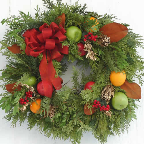 Fresh Fruit Wreath
